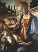 Sandro Botticelli Madonna and Child with two Angels (mk36) USA oil painting reproduction